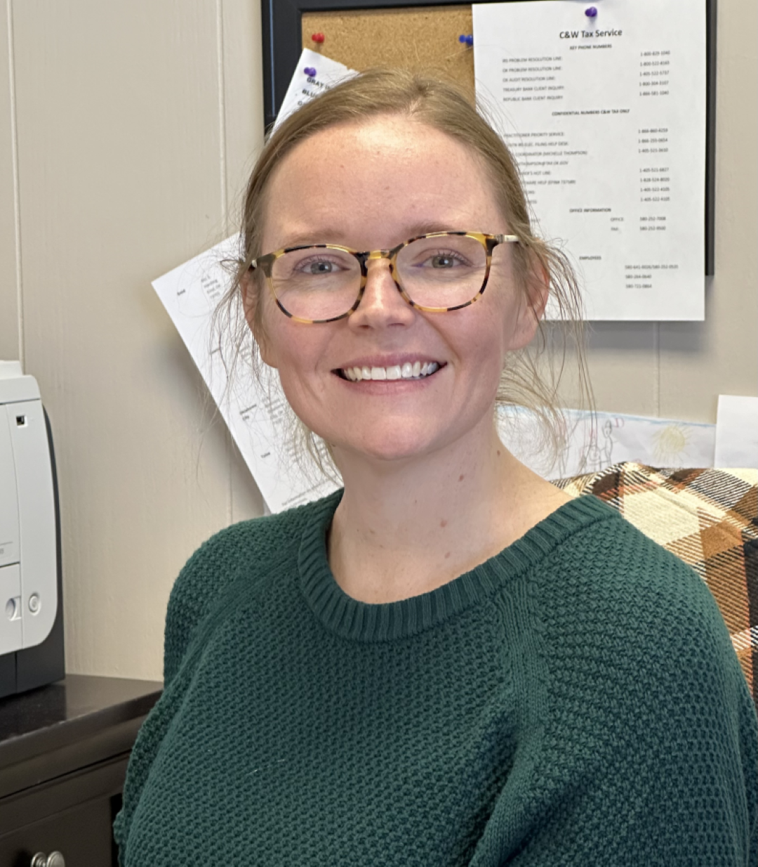 Brittany Trosclair of C&W Tax Service